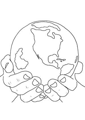 Мир глазами детей — раскраска 10