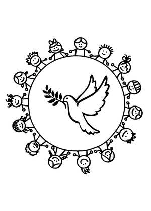 Мир глазами детей — раскраска 12