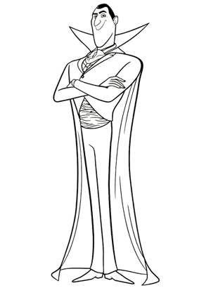 Монстры на каникулах раскраска 12