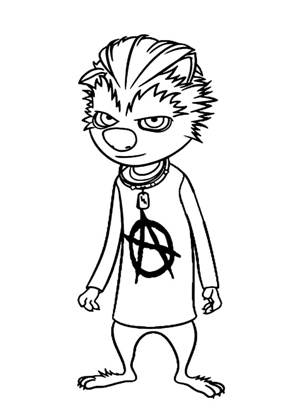 Монстры на каникулах раскраска 17