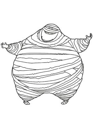 Монстры на каникулах раскраска 18