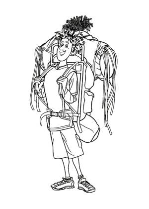 Монстры на каникулах раскраска 28