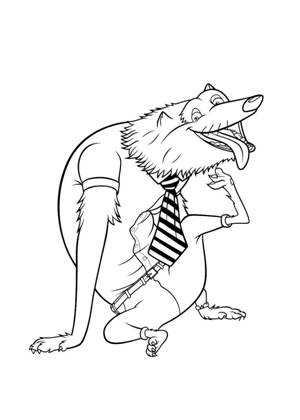 Монстры на каникулах раскраска 32