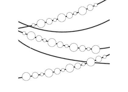 Новогодние гирлянды и флажки – раскраска 12