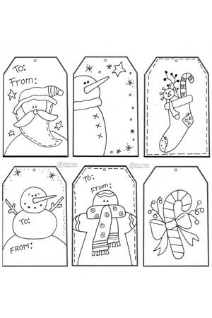 Новогодние гирлянды и флажки – раскраска 7