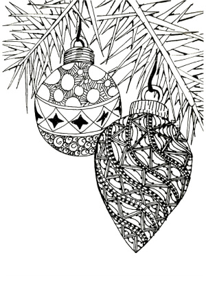 Раскраски Новогодний Антистресс Новогодний Антистресс — раскраска 13