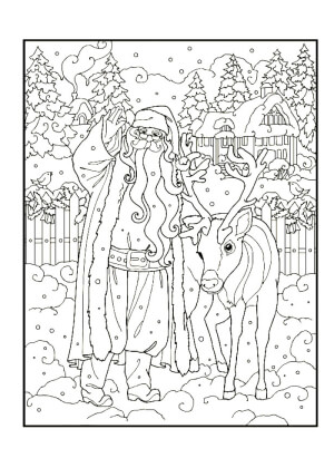 Раскраски Новогодний Антистресс Новогодний Антистресс — раскраска 14