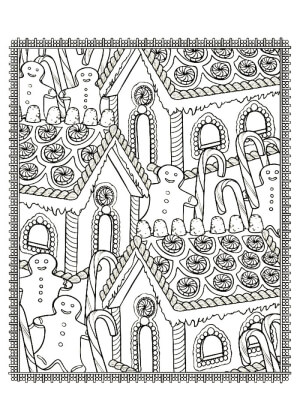 Раскраски Новогодний Антистресс Новогодний Антистресс — раскраска 18