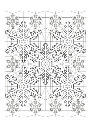 Раскраски Новогодний Антистресс Новогодний Антистресс — раскраска 19