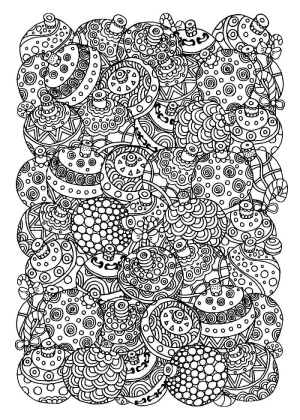 Раскраски Новогодний Антистресс Новогодний Антистресс — раскраска 22