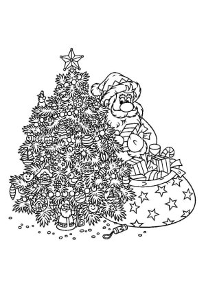 Раскраски Новогодний Антистресс Новогодний Антистресс — раскраска 43