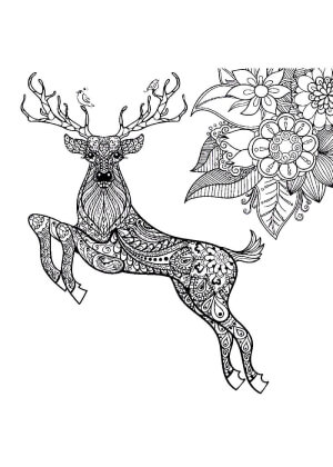 Раскраски Новогодний Антистресс Новогодний Антистресс — раскраска 44