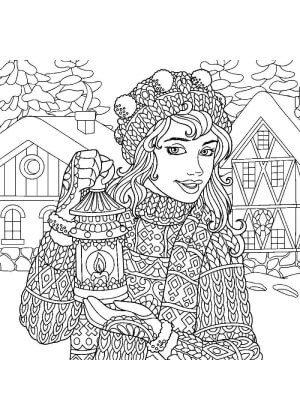 Раскраски Новогодний Антистресс Новогодний Антистресс — раскраска 47