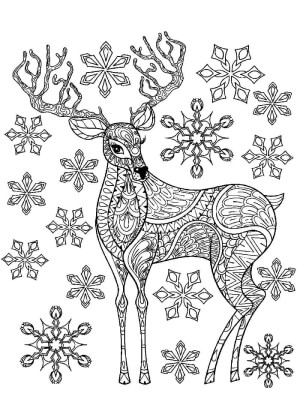 Раскраски Новогодний Антистресс Новогодний Антистресс — раскраска 48