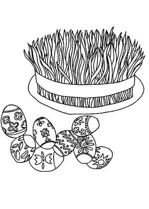 Новруз – раскраска 10