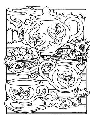 Новруз – раскраска 12