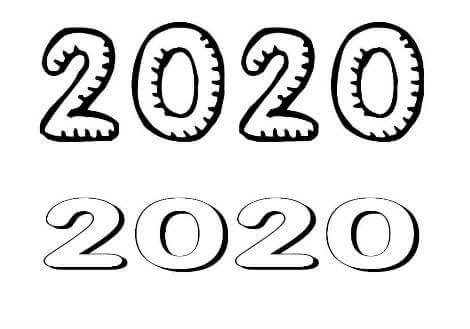 Раскраски Крыса на Новый год 2020 Крыса на Новый год 2020