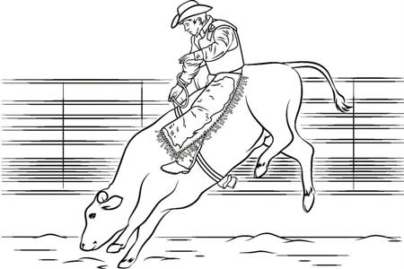 Раскраски на Новый год Быка 2021 на Новый год Быка 2021 раскраска 15