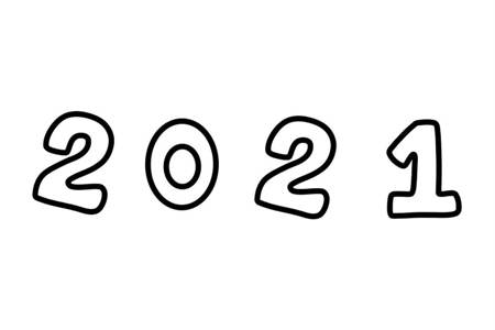 Раскраски на Новый год Быка 2021 на Новый год Быка 2021 раскраска 18