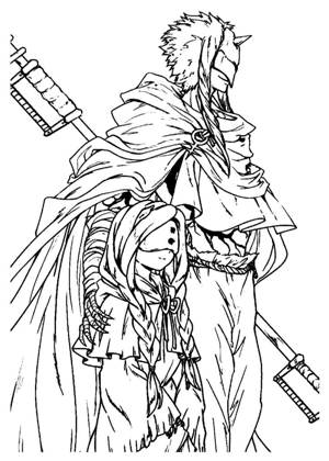 Раскраски Обещанный Неверленд Обещанный Неверленд — раскраска 14