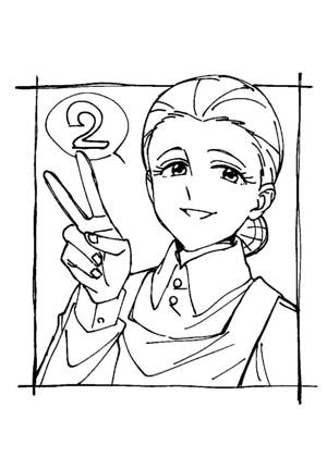 Раскраски Обещанный Неверленд Обещанный Неверленд — раскраска 16