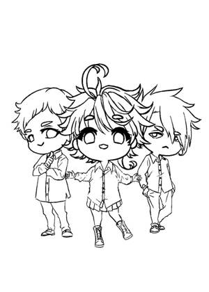 Раскраски Обещанный Неверленд Обещанный Неверленд — раскраска 17