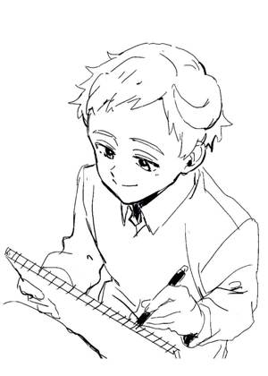 Раскраски Обещанный Неверленд Обещанный Неверленд — раскраска 4