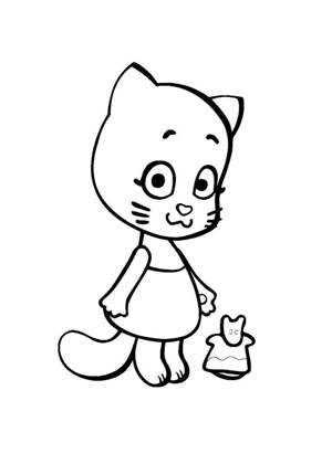 Оранжевая корова – раскраска 5