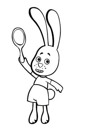 Оранжевая корова – раскраска 8