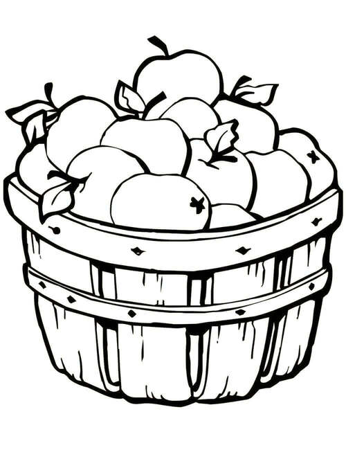 Раскраски Осень Осень — раскраска 13