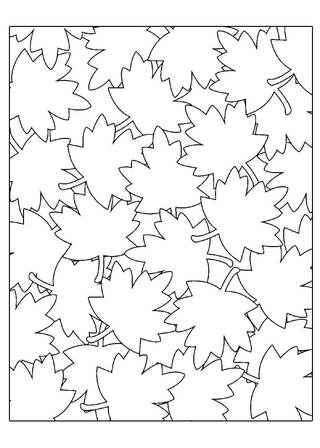 Раскраски Осень Осень — раскраска 24