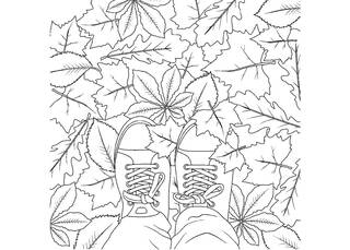 Раскраски Осень Осень — раскраска 29