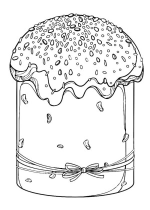 Пасха – раскраска 22