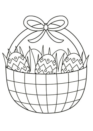 Пасха – раскраска 23