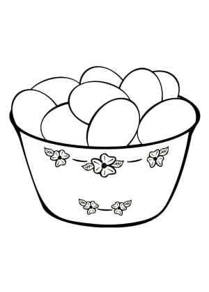 Пасха – раскраска 24