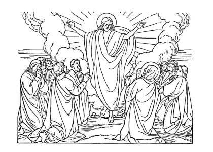 Пасха – раскраска 25