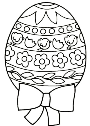Пасха – раскраска 5