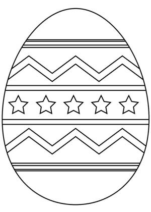 Раскраски Пасхальные яйца Пасхальные яйца раскраска 12