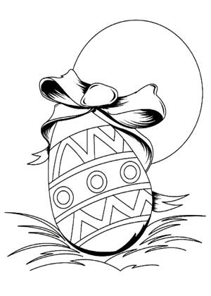 Раскраски Пасхальные яйца Пасхальные яйца раскраска 19