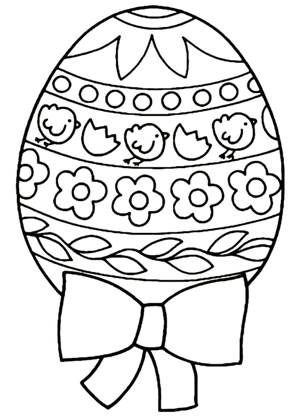Раскраски Пасхальные яйца Пасхальные яйца раскраска 27