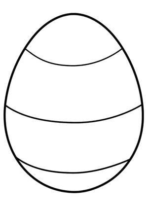 Раскраски Пасхальные яйца Пасхальные яйца раскраска 36