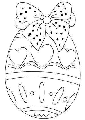 Раскраски Пасхальные яйца Пасхальные яйца раскраска 8