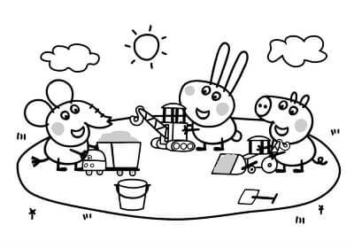 Раскраски Свинка Пеппа Свинка Пеппа