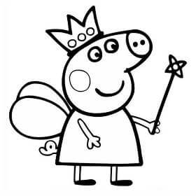Раскраски Свинка Пеппа Свинка Пеппа