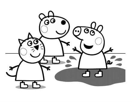Раскраски Свинка Пеппа Свинка Пеппа