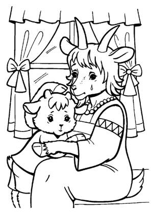 По русским народным сказкам раскраска 13