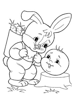 По русским народным сказкам раскраска 22