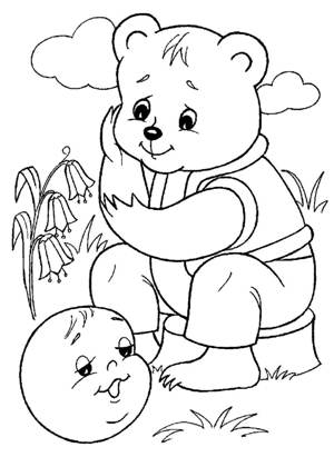 По русским народным сказкам раскраска 24