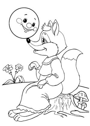 По русским народным сказкам раскраска 25