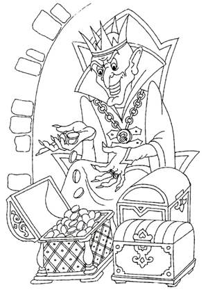 По русским народным сказкам раскраска 26